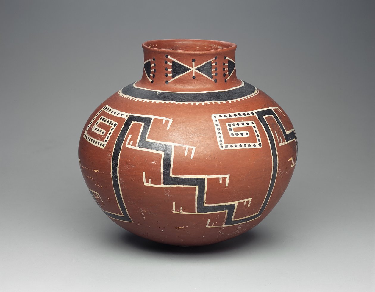 Foumile jarro policromado, Anasazi, 13001500 (cerâmica) de American School