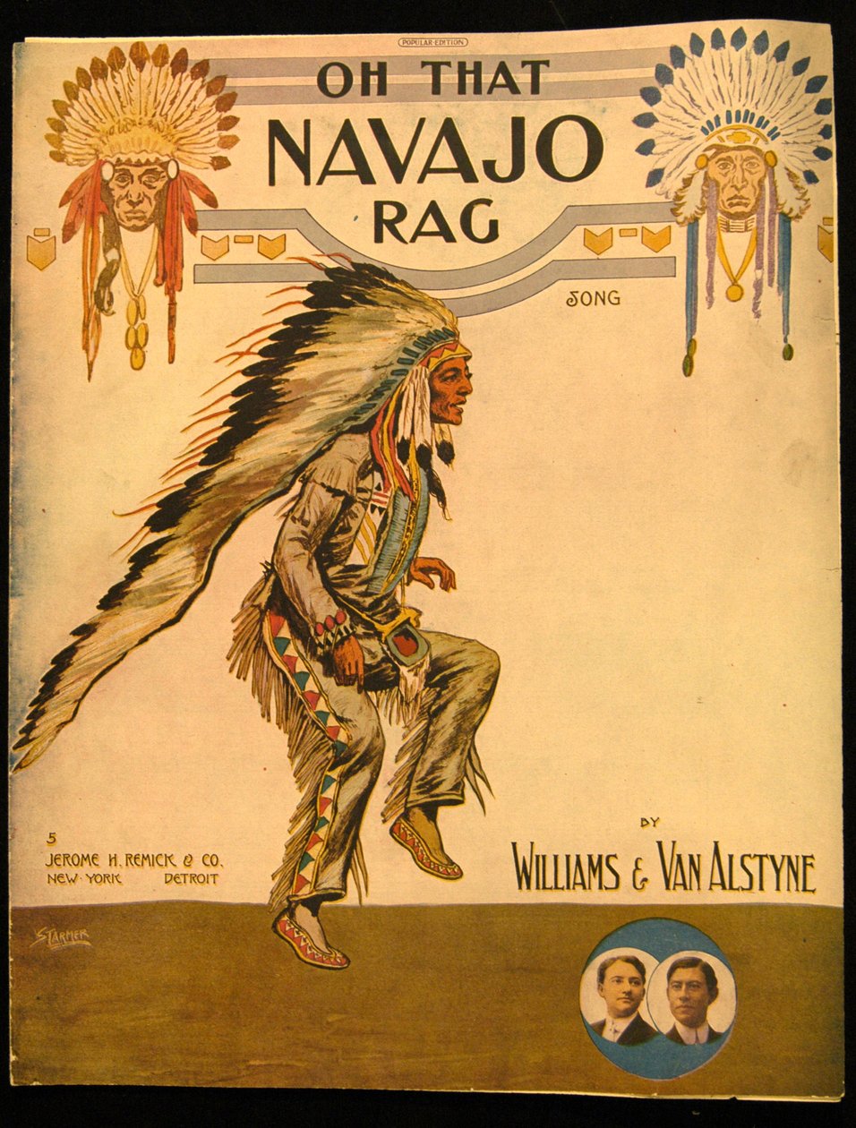 Capa para Oh aquele Navajo Rag por Williams e Van Alstyne, c.1912 de American School