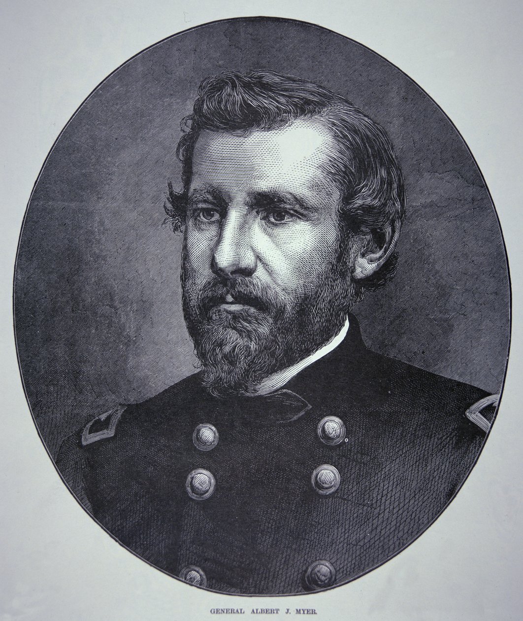 General Albert James Myer (1828-80) (gravura) de American School