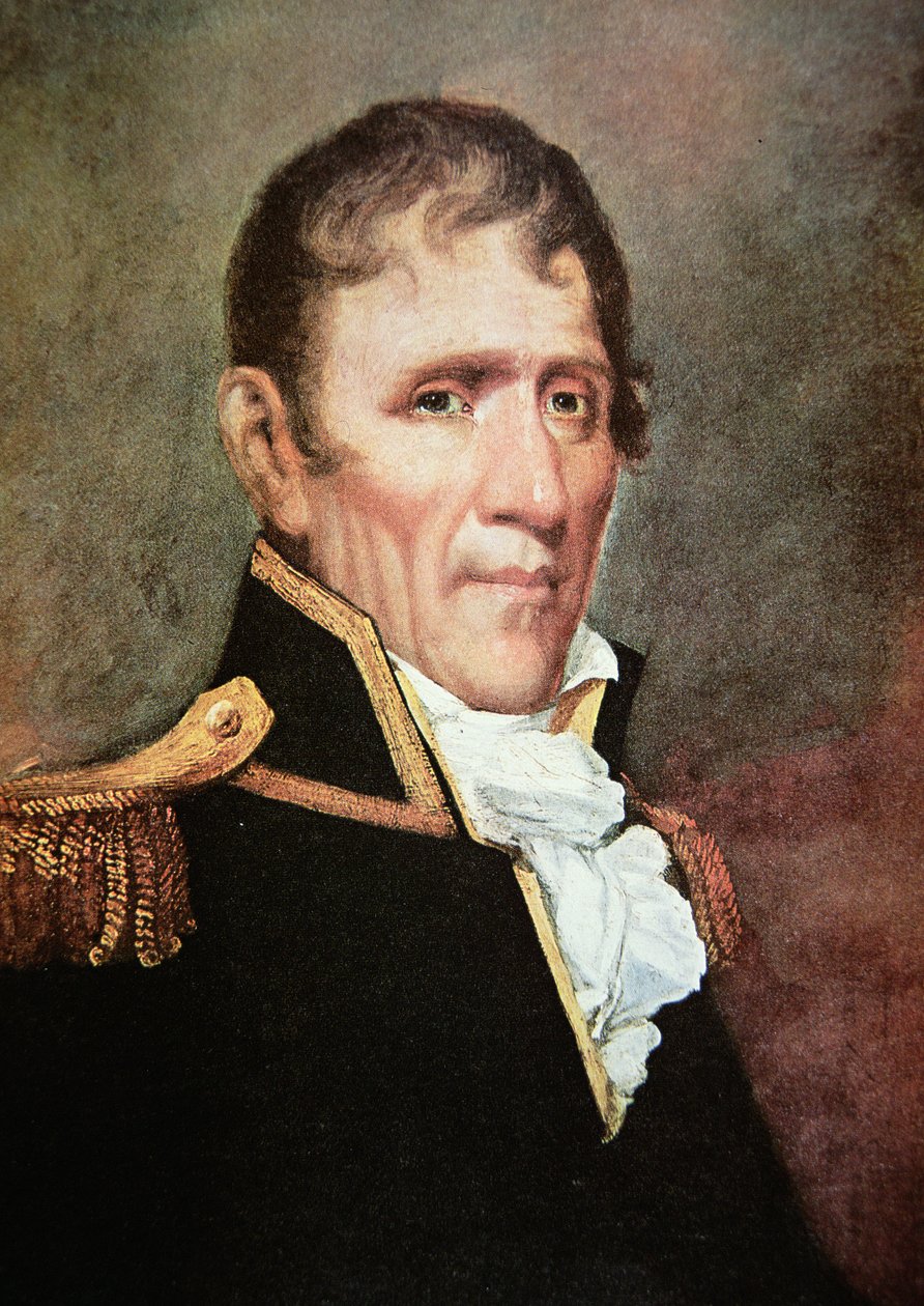 General Andrew Jackson (cor litho) de American School