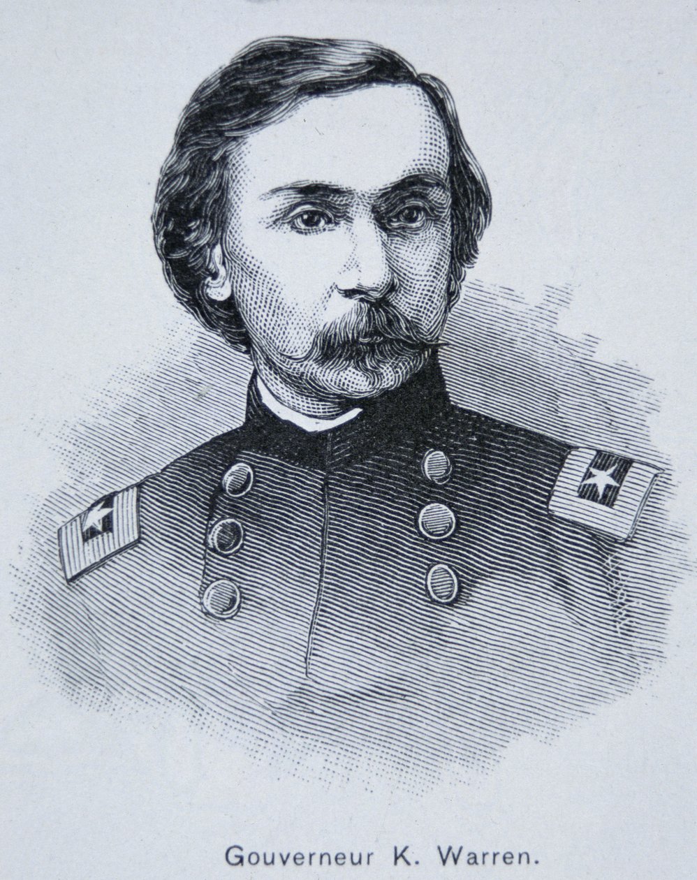 General Governor Kemble Warren (1830-82) (gravura) de American School