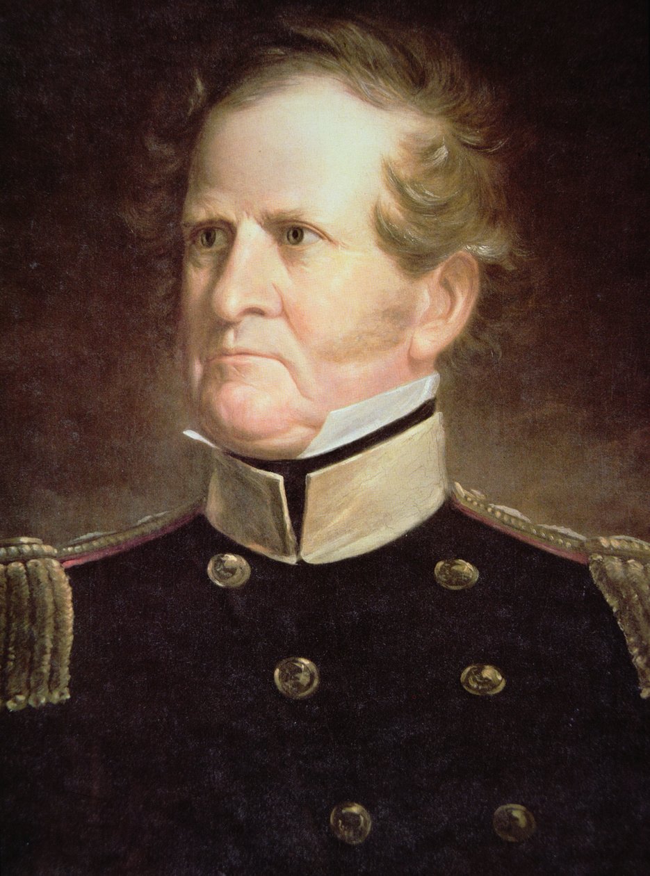 General Winfield Scott (1786-1866) (cor litho) de American School