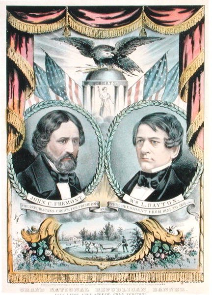 Grand National Republican Banner (cor litho) de American School