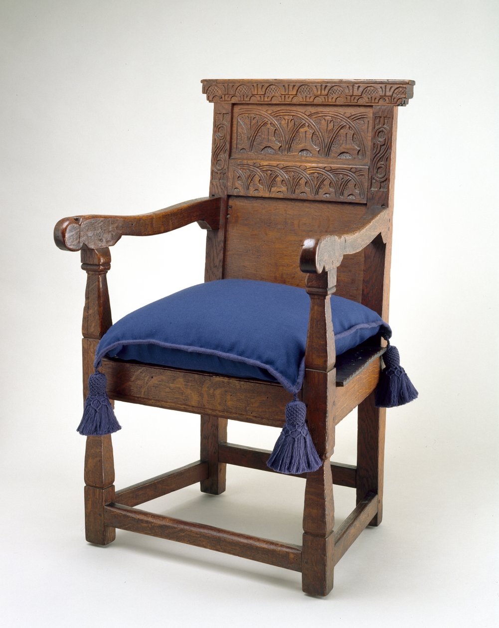 Great Chair, Condado de Essex, Massachusetts, 1640-85 (carvalho branco) de American School