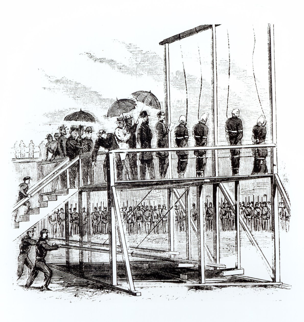 Suspensão dos conspiradores do assassinato de Lincoln, 7 de julho de 1865 de American School