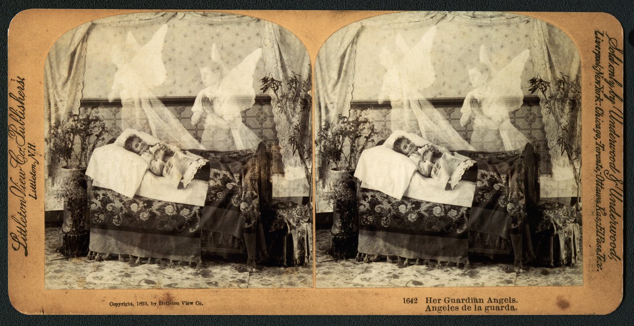 Seus Anjos da Guarda, 1893 (estereógrafo) de American School