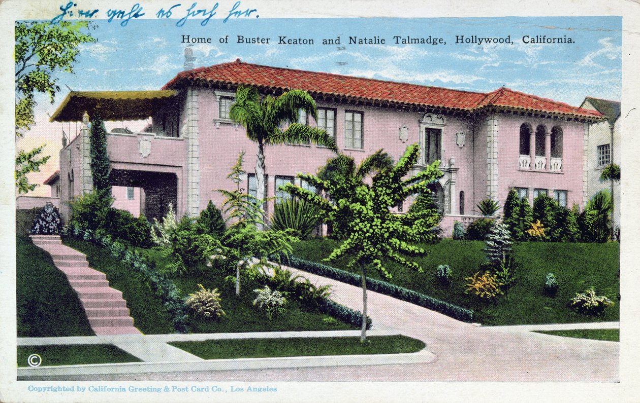 Casa de Buster Keaton e Natalie Talmadge em Hollywood, 1930 de American School