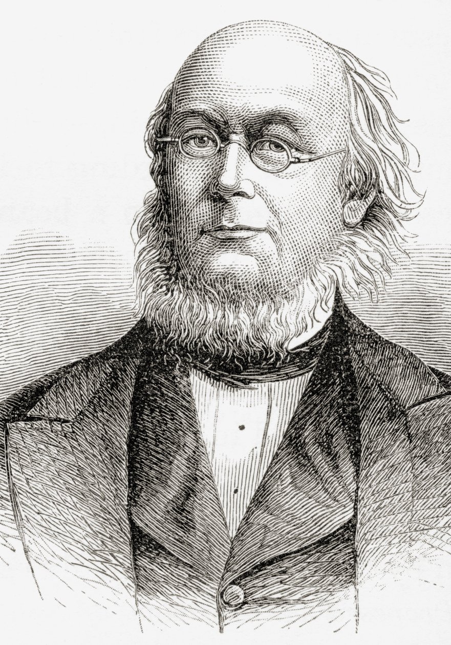 Horace Greeley, de "Uma Breve História dos Estados Unidos", publicado pela AS Barnes und Co. em 1885 de American School