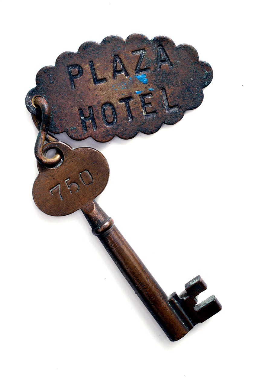 Chave do Hotel, 1890-1910 (metal) de American School