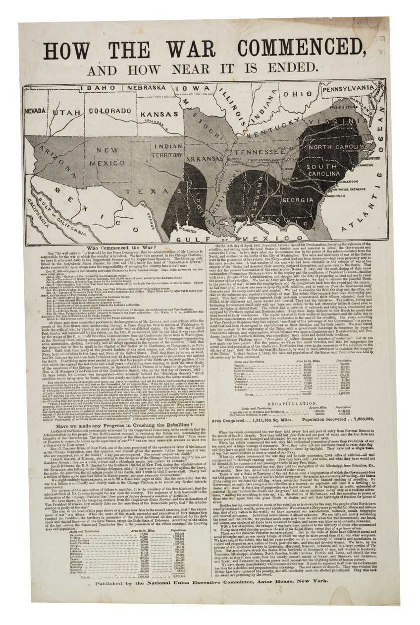 Como a Guerra Começou e Como Está Próxima, 1 de outubro de 1864 de American School