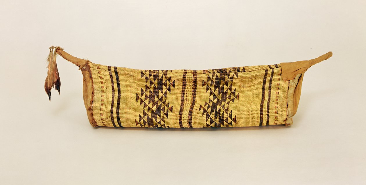 Hupa cesta de dança do salto, da Carolina do Norte (fibra tecida) de American School