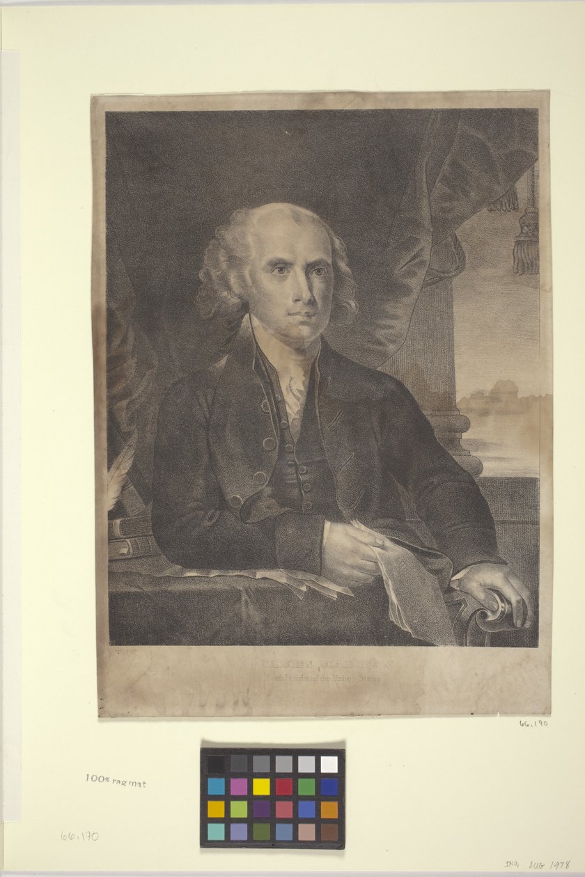 James Madison (litografia) de American School