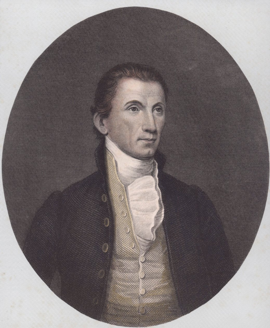 James Monroe (gravura colorida) de American School