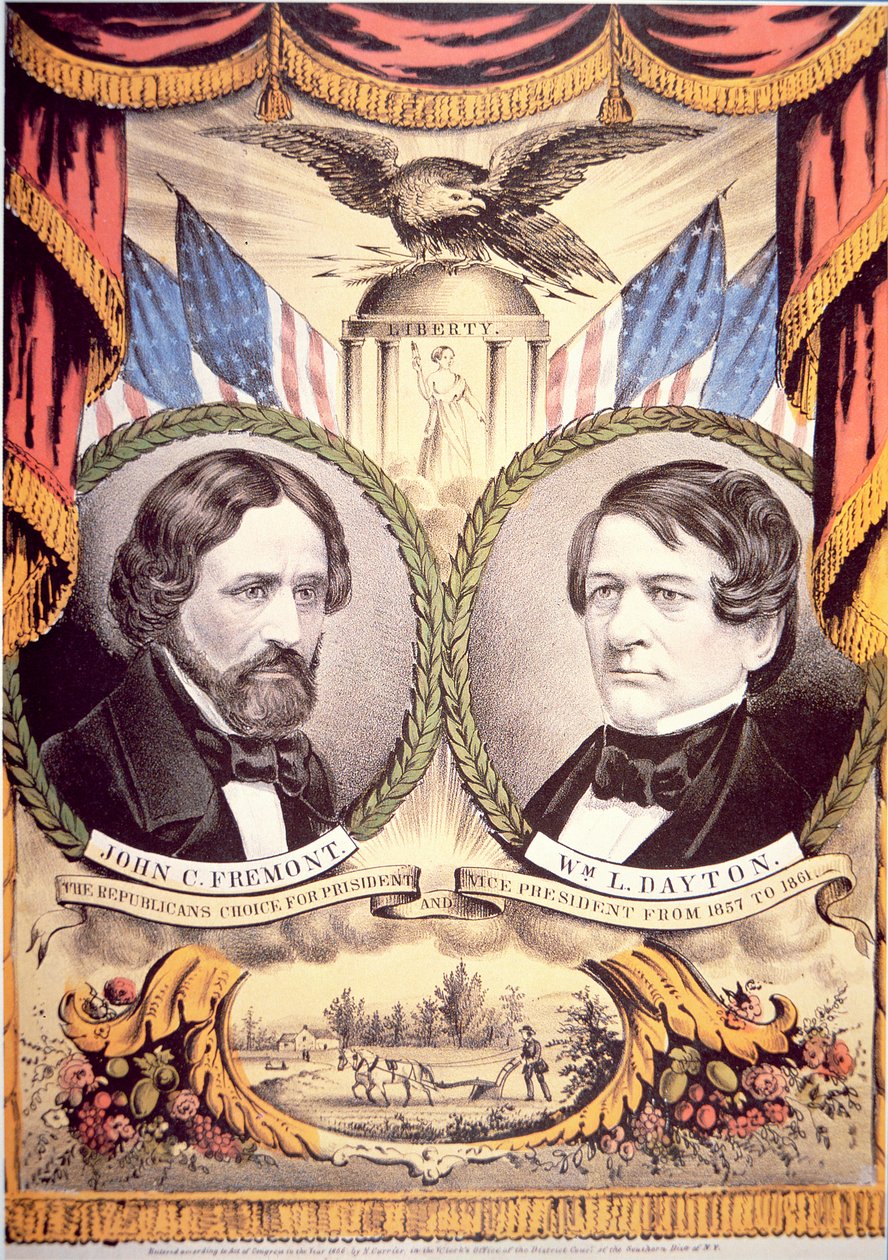 Poster do Partido Republicano de John Charles Fremont de American School