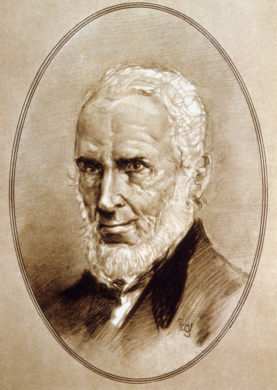 John Greenleaf Whittier (litho) de American School
