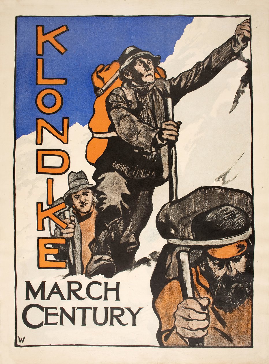 "Klondike" da Century Magazine, março de 1898, de American School