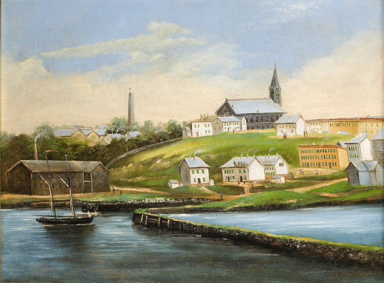 Paisagem de Bunker Hill, depois de 1862 de American School