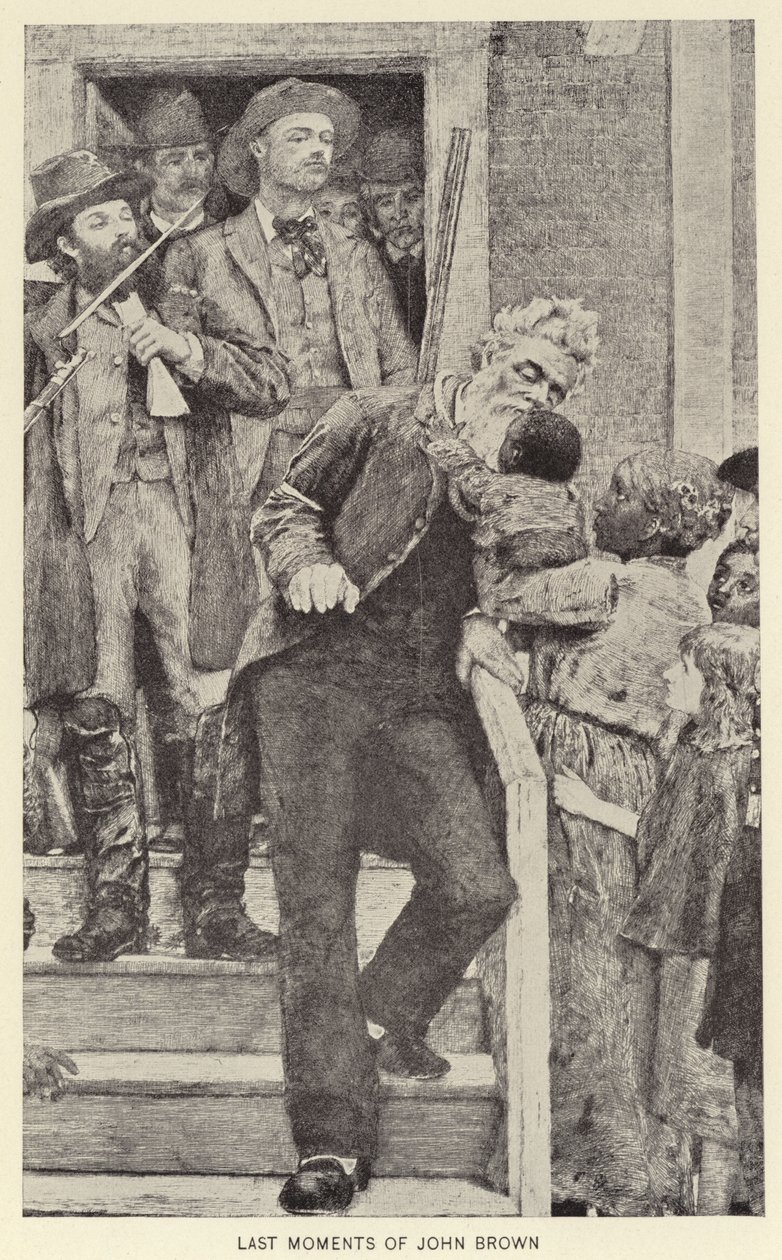 Últimos momentos de John Brown (litografia) de American School