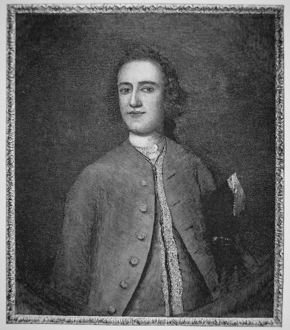 Lawrence Washington (1718-52) (litho) de American School