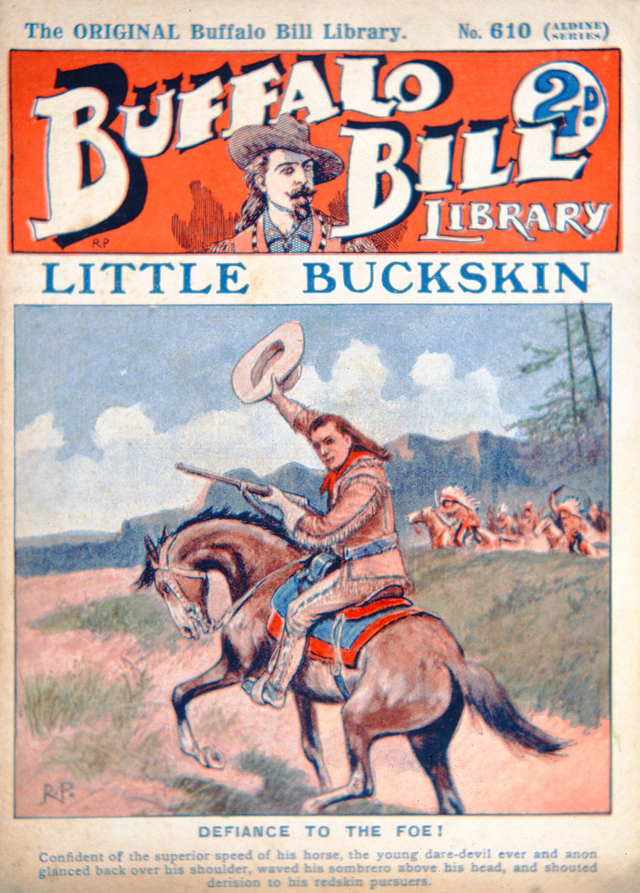 Little Buckskin, ilustração de capa da 