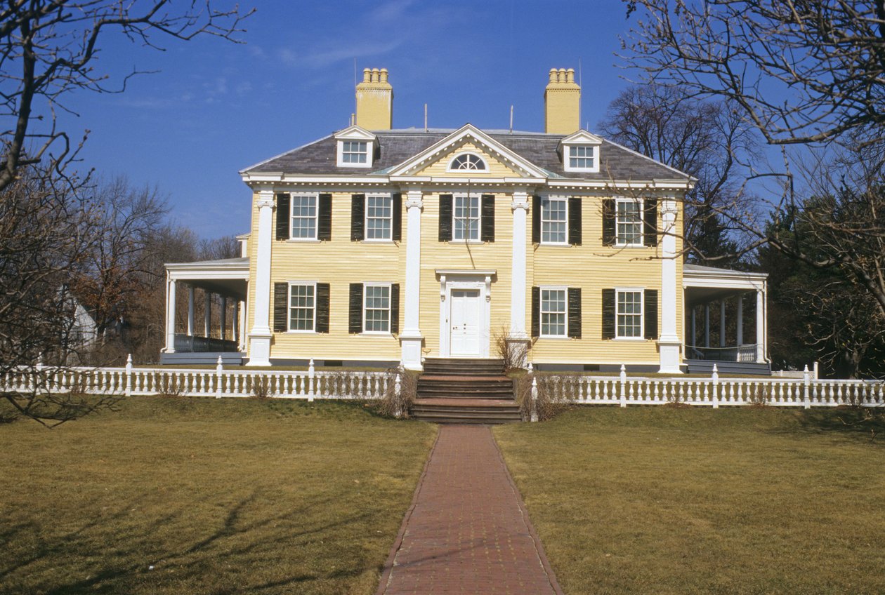 Longfellow National Historic Site, construído em 1759 de American School