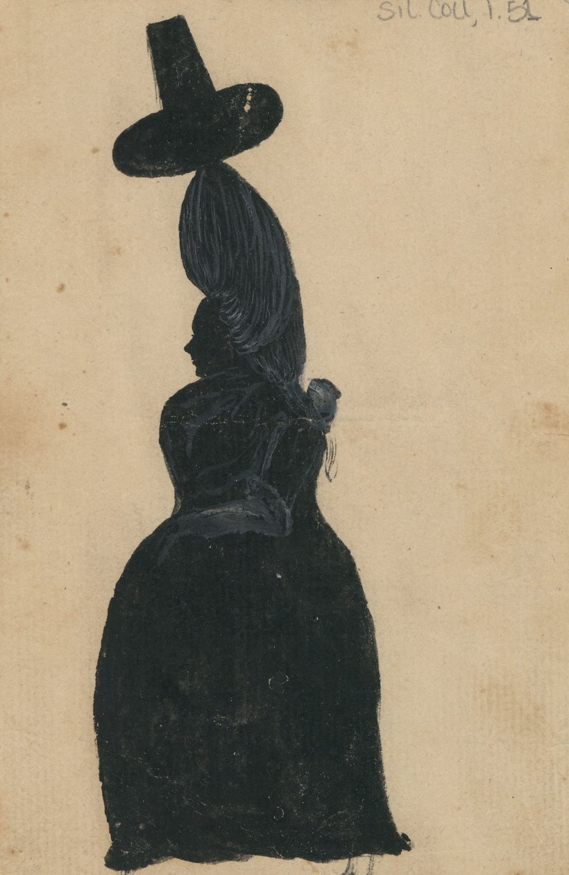Lucy Knox, c.1790 (tinta com porcelana branca no cartão) de American School