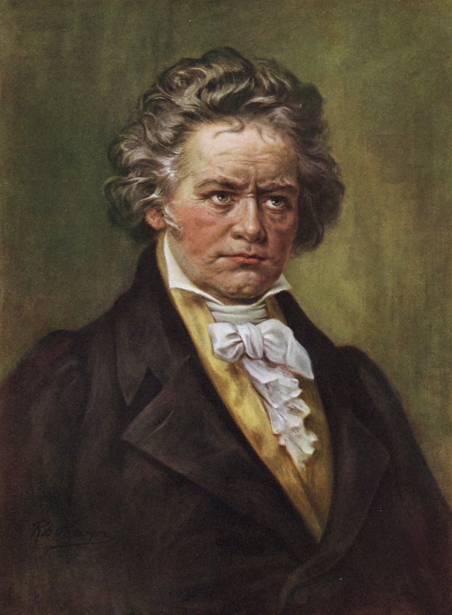 Ludwig Van Beethoven (litografia) de American School