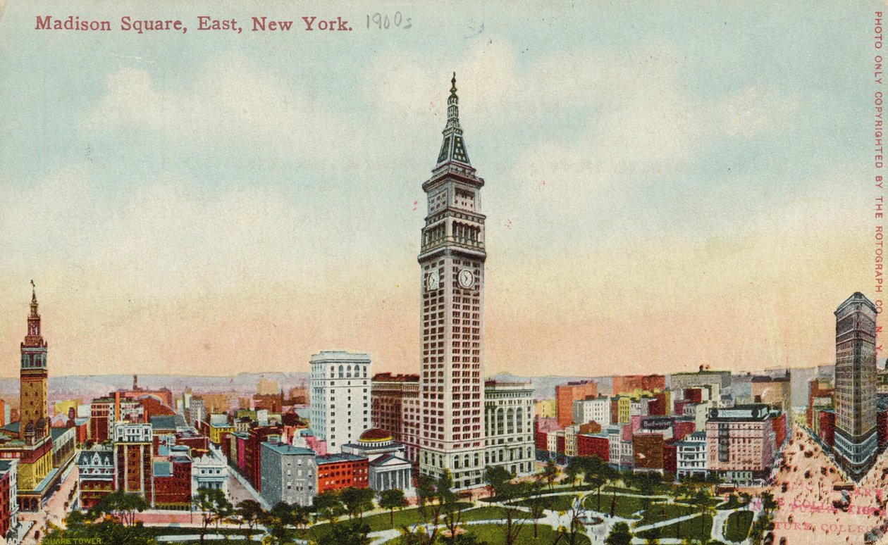 Madison Square, East, Nova York, anos 1900 de American School