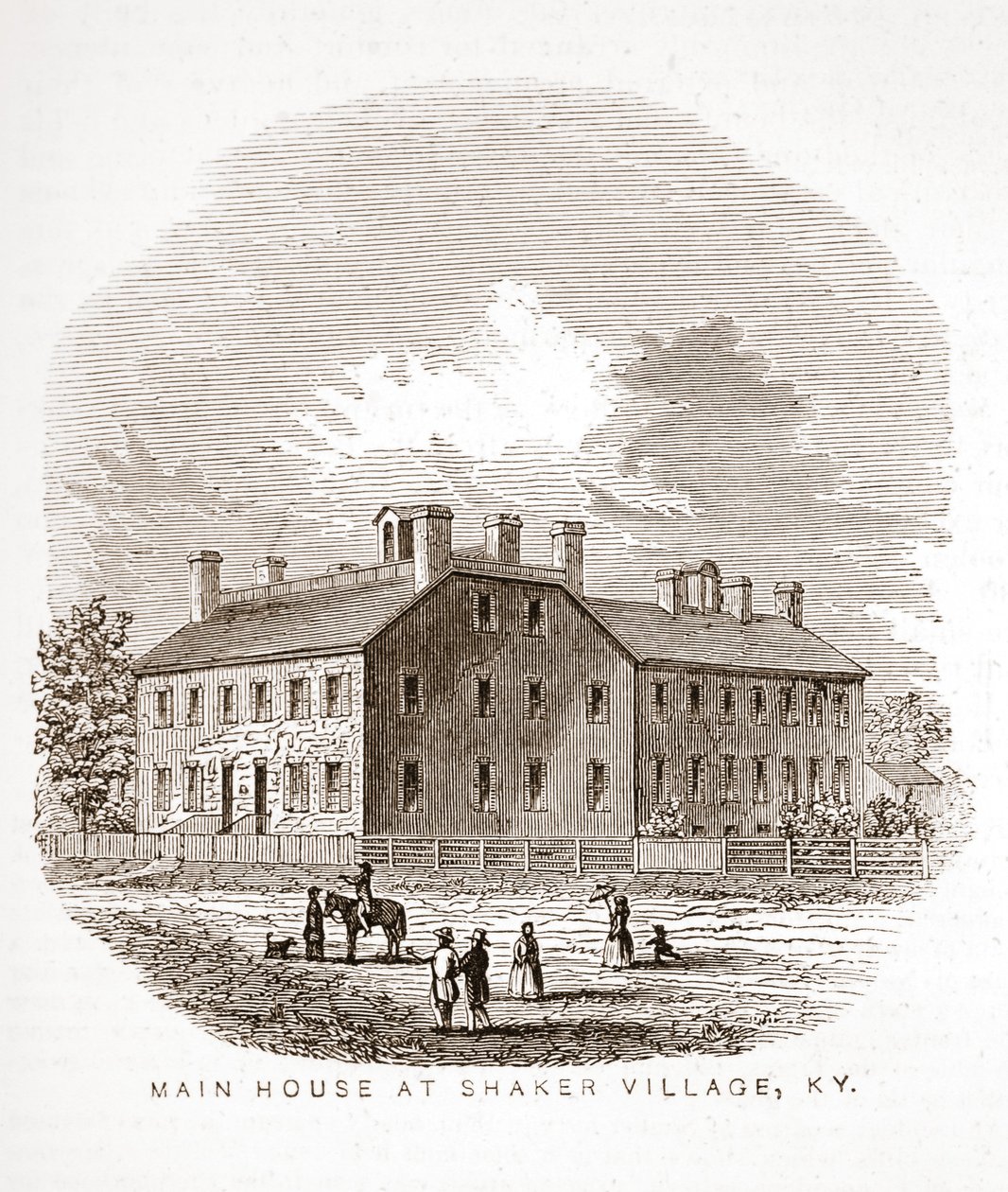 Casa Principal no Shaker Village, KY de American School