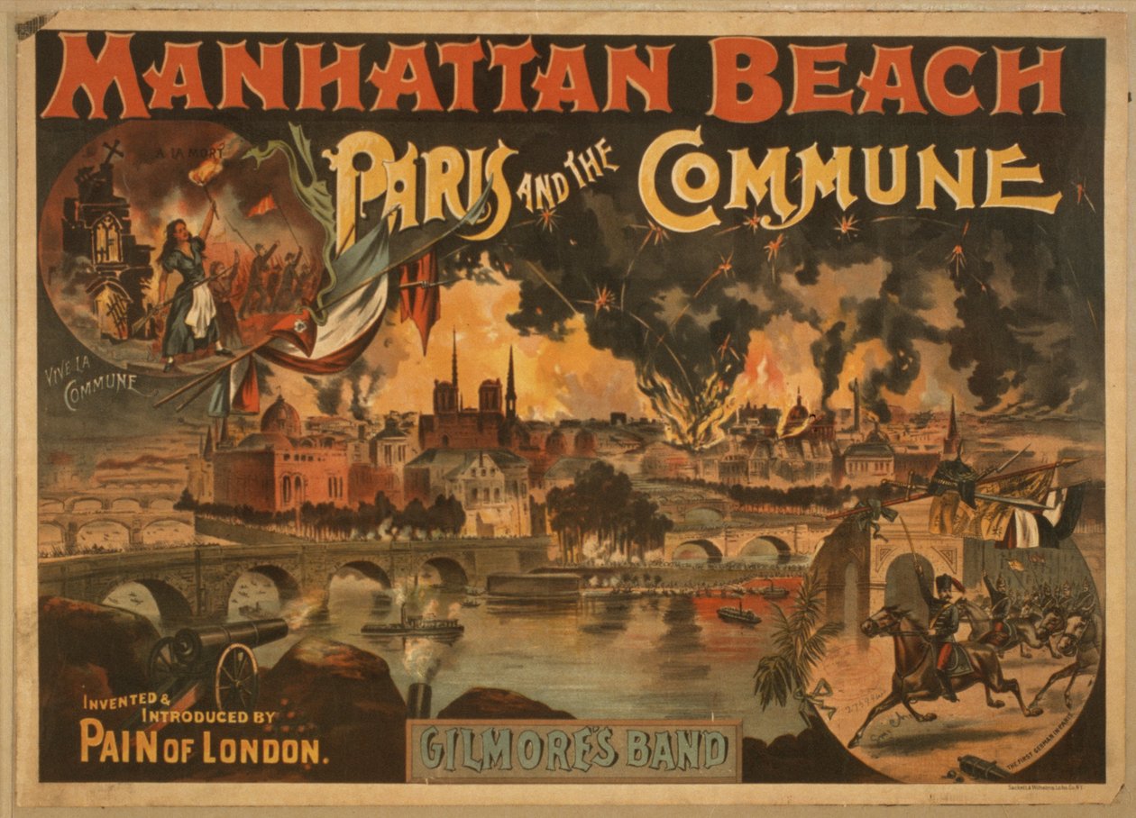 Manhattan Beach: Paris e a Comuna, c.1891 de American School