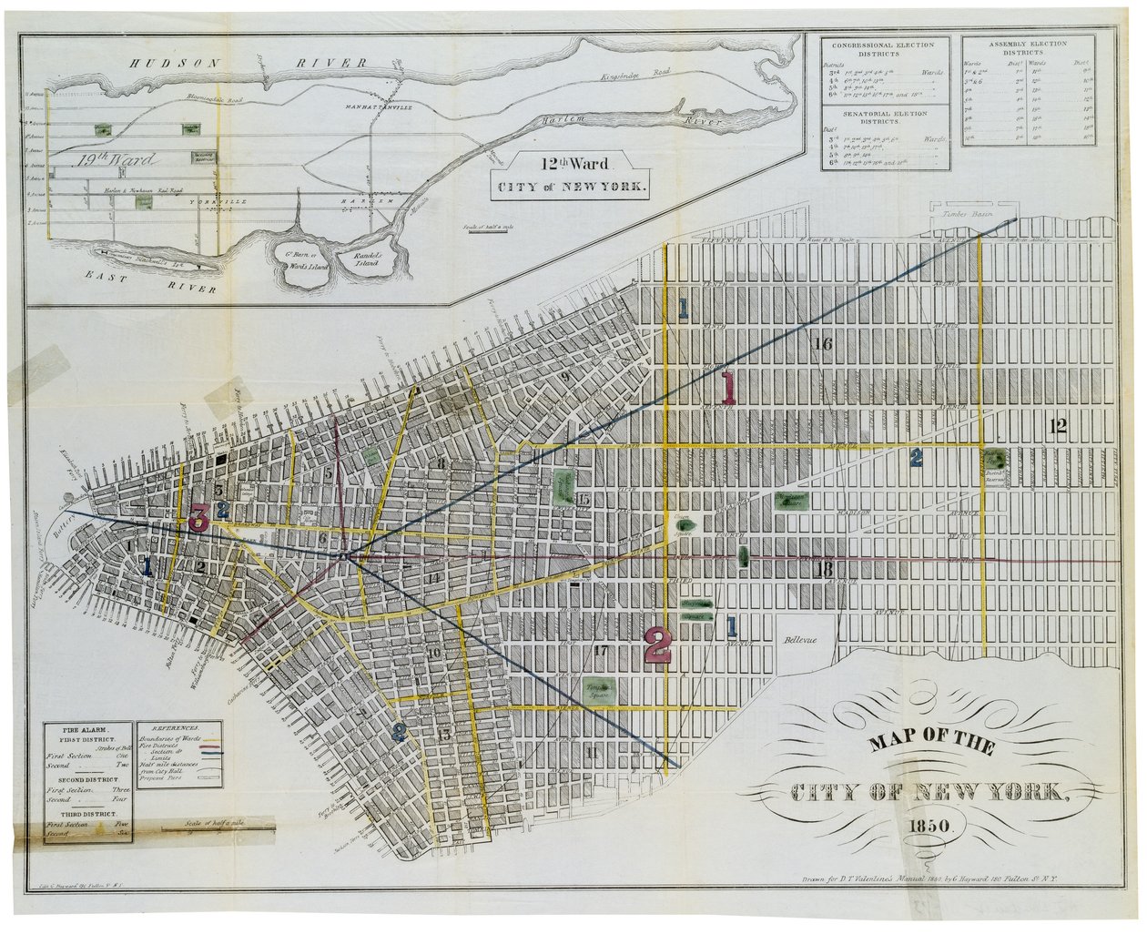 Mapa da cidade de Nova York de American School