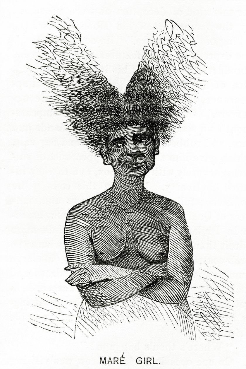 Mare Girl, ilustração do Appletons Journal, 4 de maio de 1872 de American School