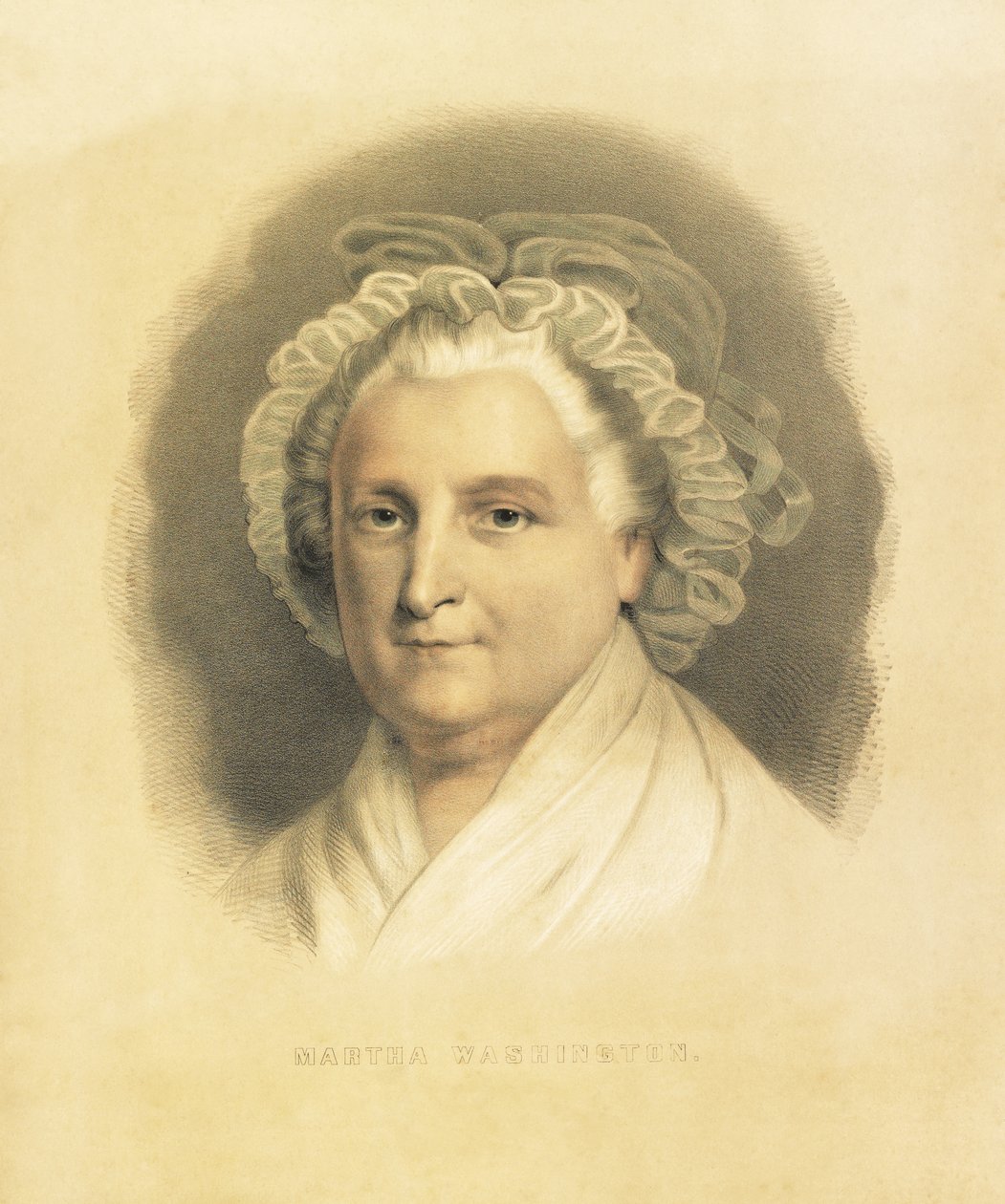 Martha Washington, pub. 1857 de American School