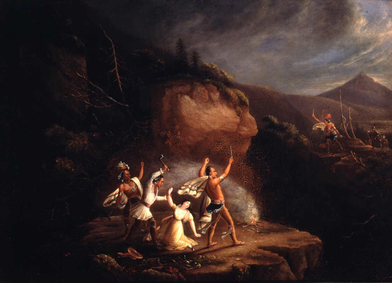 Massacre de Jane McCrea, 1777, início do século XIX de American School