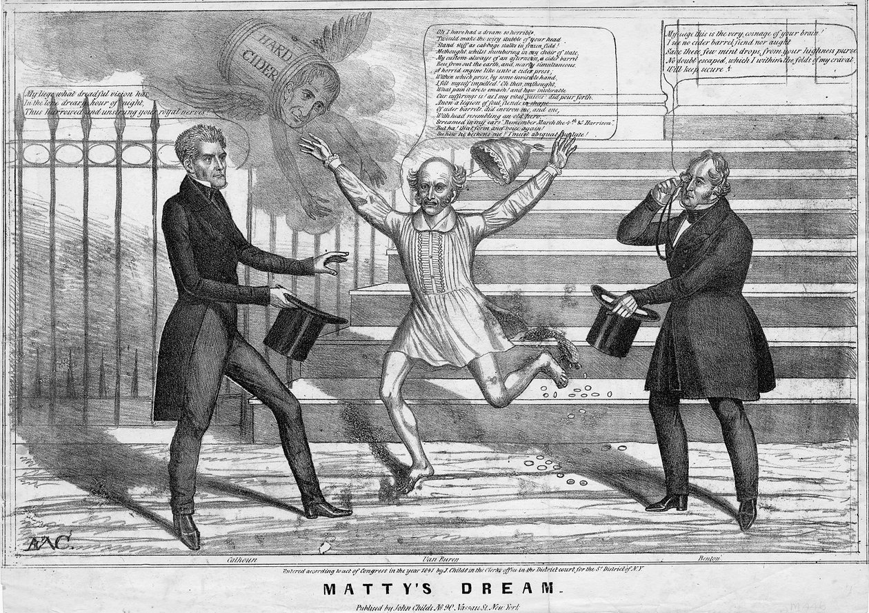 Mattys dream, publicado por John Childs, Nova York, 1841 de American School