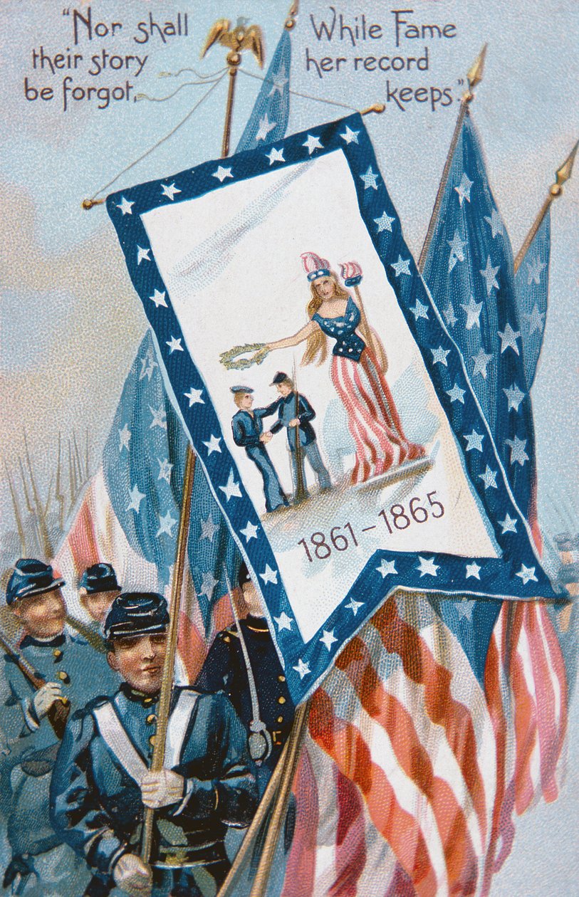 Memorial Day postcard, c.1900 (cor litho) de American School