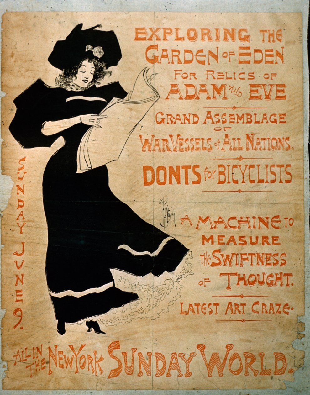 Cartaz do mundo de New York domingo de American School
