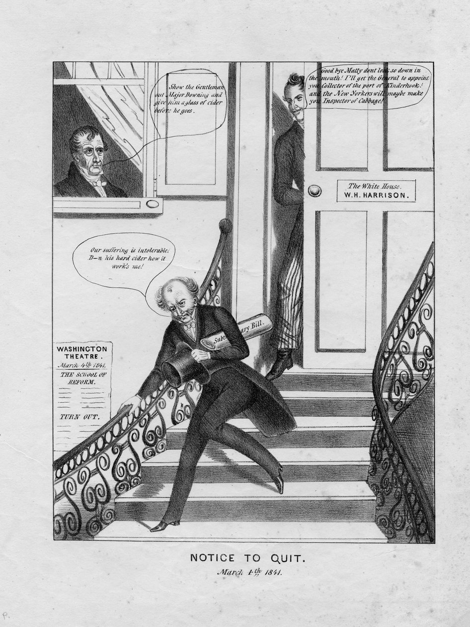 Aviso para sair: 4 de março de 1841 de American School