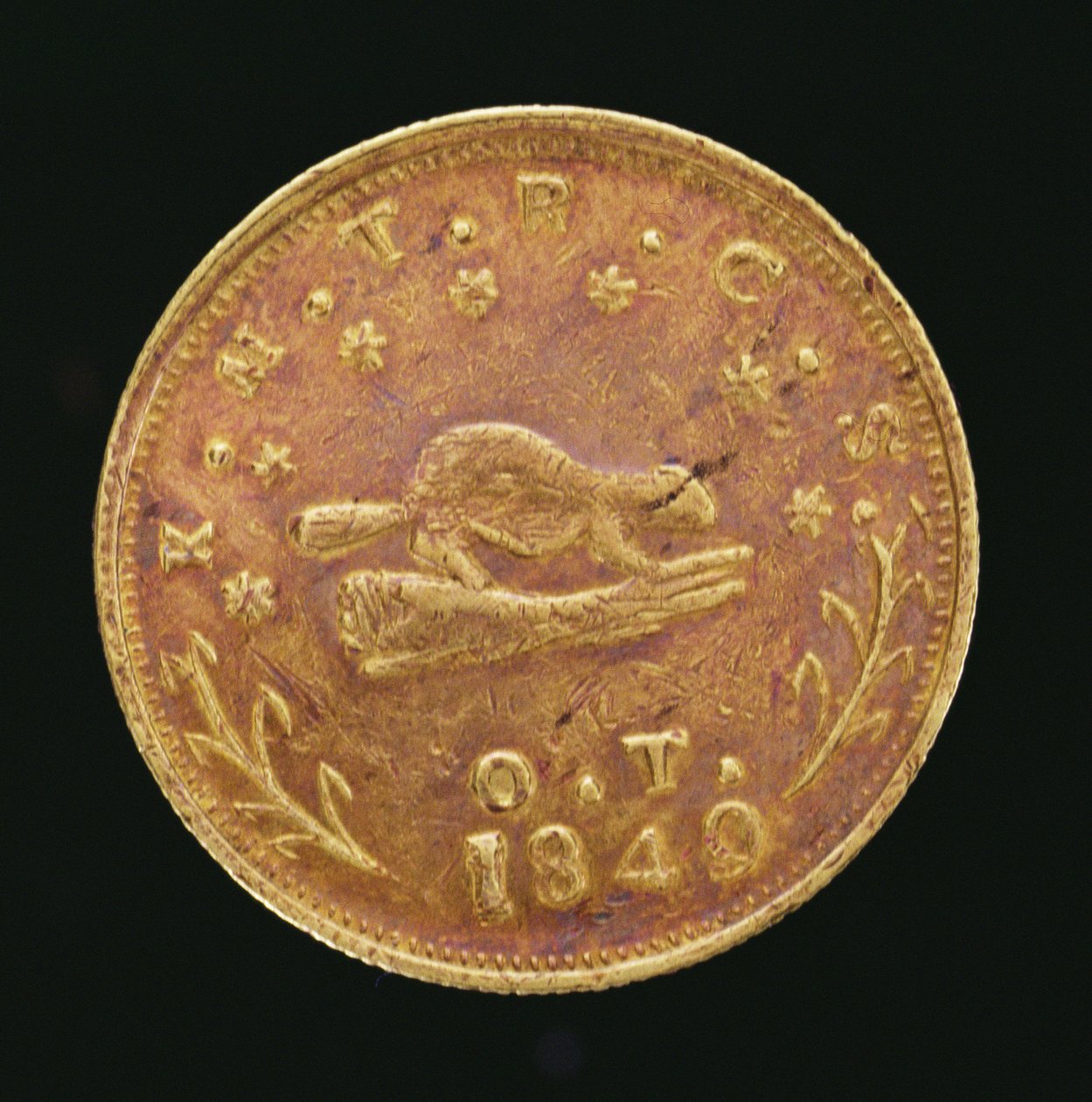 Oregon Exchange Company dez dólares de American School