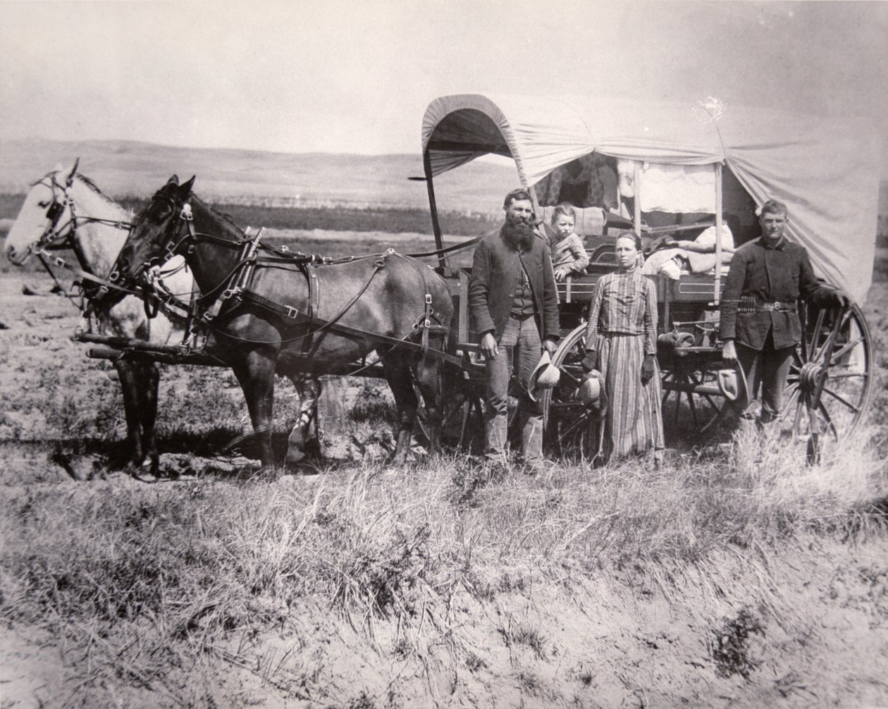 Família Pioneira no Vale do Loup, Nebraska de American School