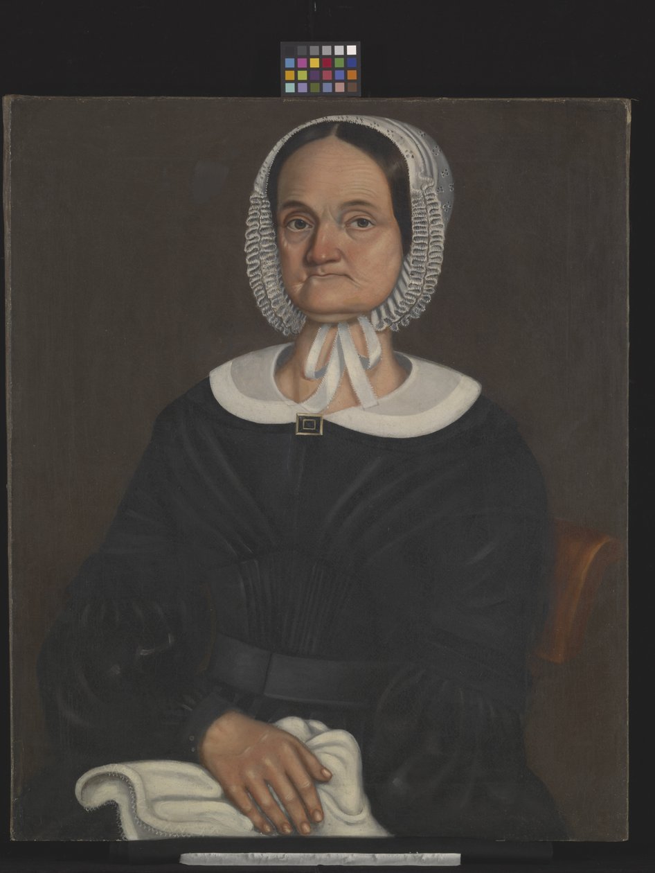 Retrato de Sally Montgomery (óleo sobre tela) de American School