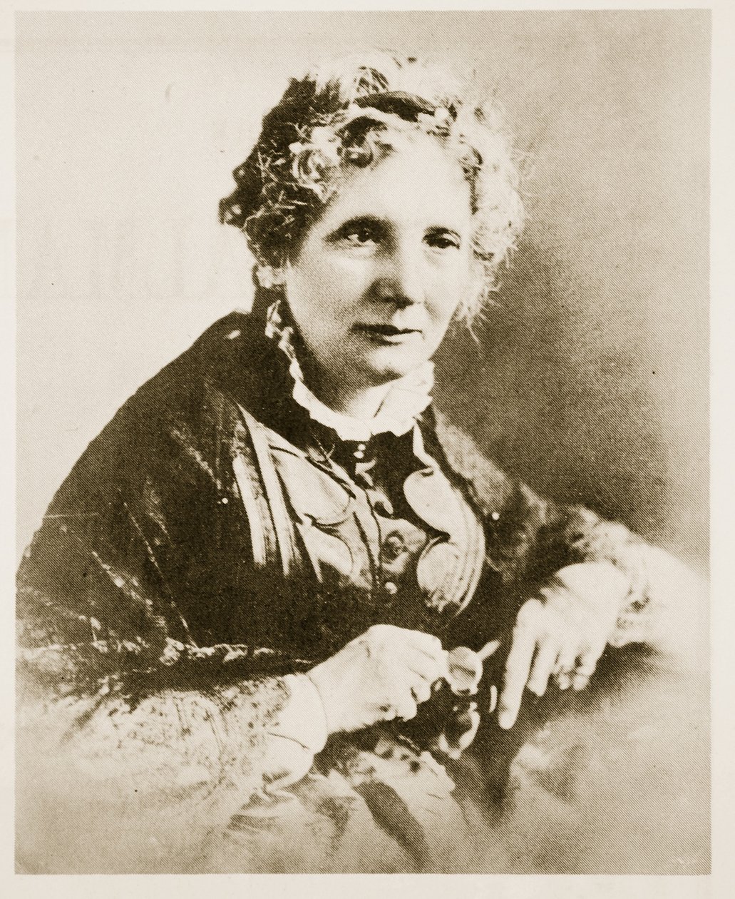 Retrato de Harriet Beecher Stowe de American School