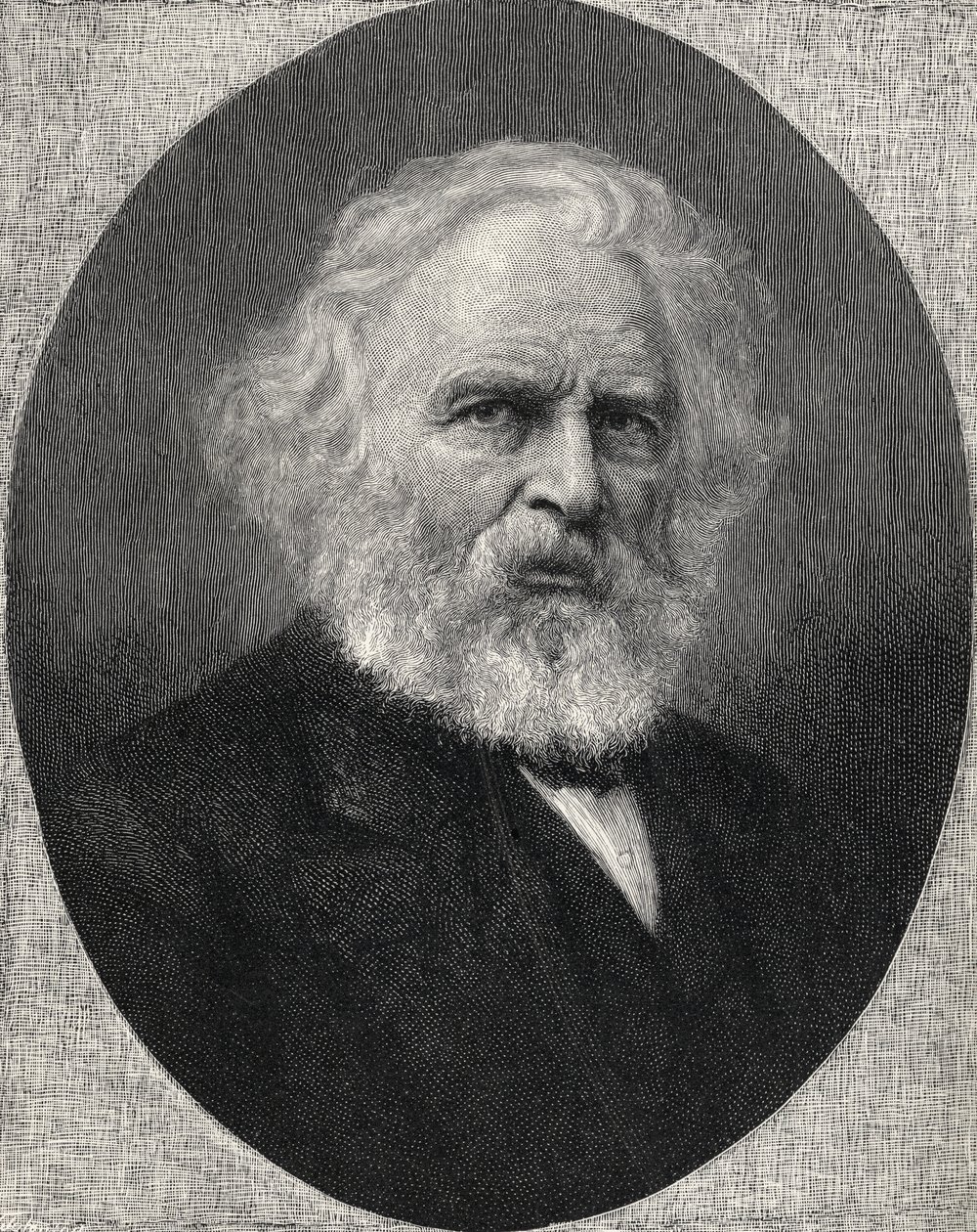 Retrato de Henry Wadsworth Longfellow, de &39;The Century Illustrated Monthly Magazine&39;, de maio a outubro de 1883 de American School