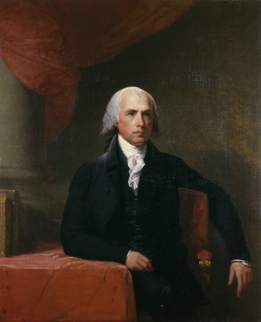 Retrato de James Madison de American School
