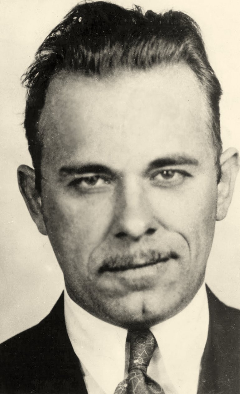 Retrato de John Dillinger (1903 - 34) de American School