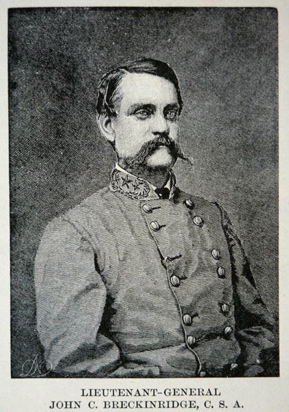 Retrato do tenente-general John Breckinridge (lito) de American School