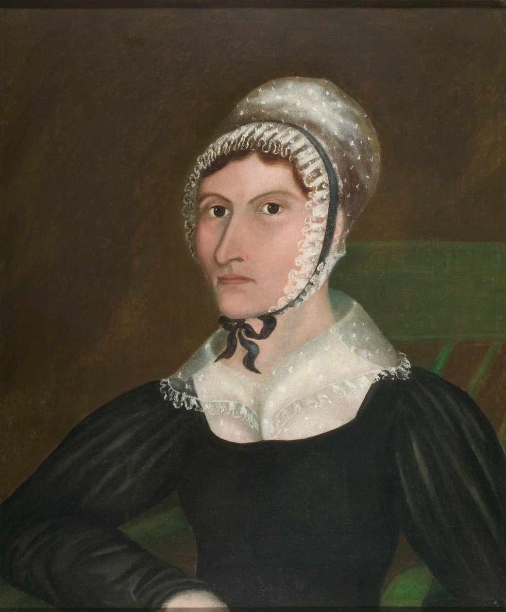 Retrato da Sra. Augustus G. S. Wight (óleo sobre tela) de American School