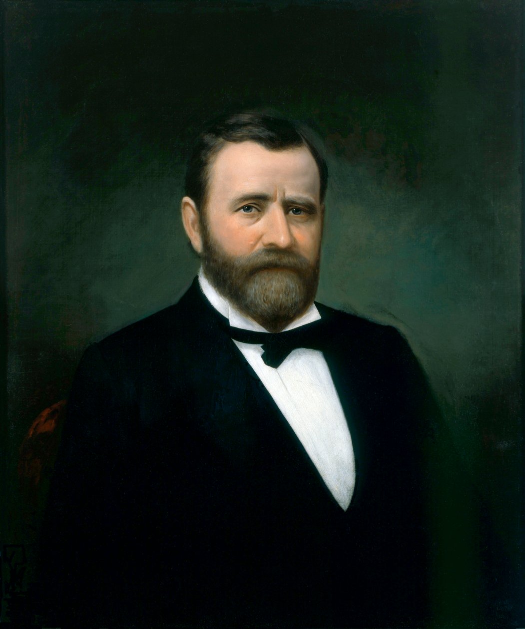 Retrato de Ulysses S. Grant, c.1875-99 (óleo sobre tela) de American School