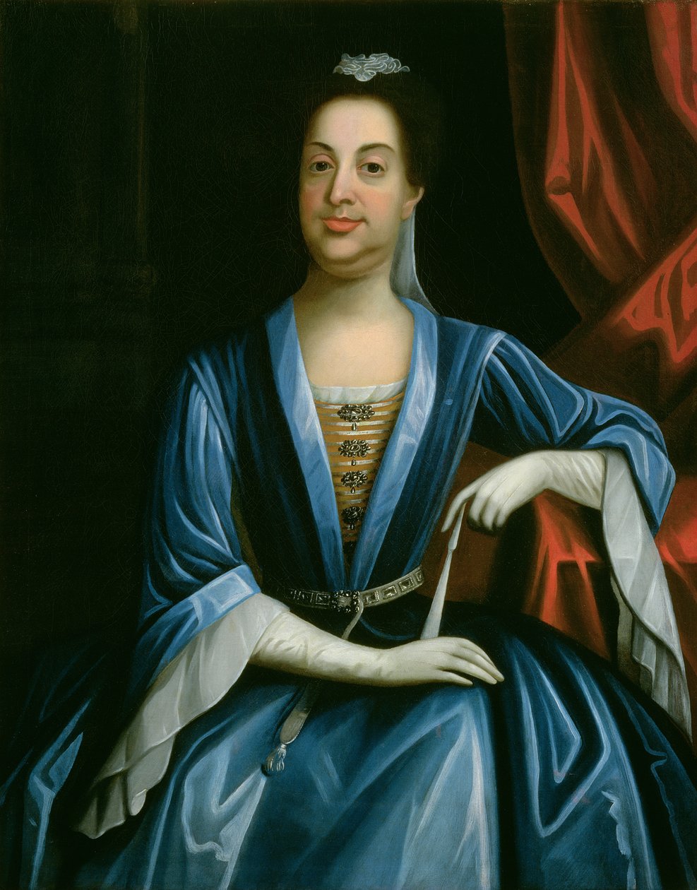 Retrato de uma mulher não identificada de American School