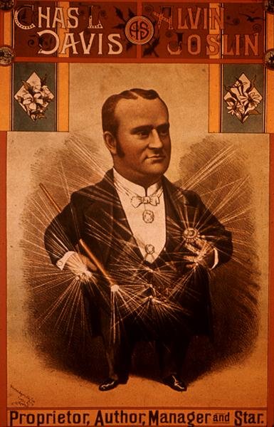 Cartaz publicitário Chas L. Davis como Alvin Joslin (cor litho) de American School